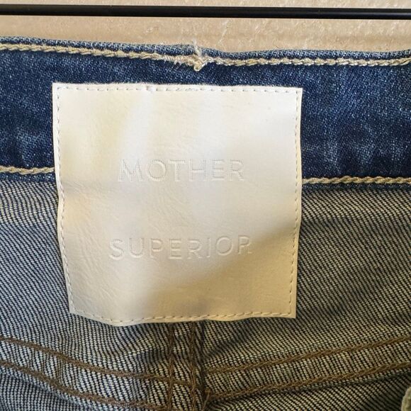 NWT Mother Superior Insider Ankle Jeans Womens 26 Where the Sun Don’t Shine Blue - Picture 7 of 16